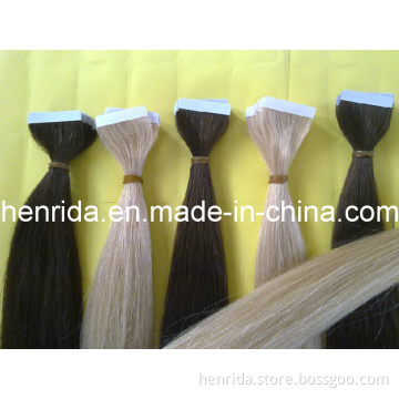 Double Sided Tape on Hair Extension, Tape Hair, Pre-Taped Hair Weft